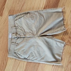 MOTHER The Shaker Prep Short Fray, Bermuda, Size 27 NWOT